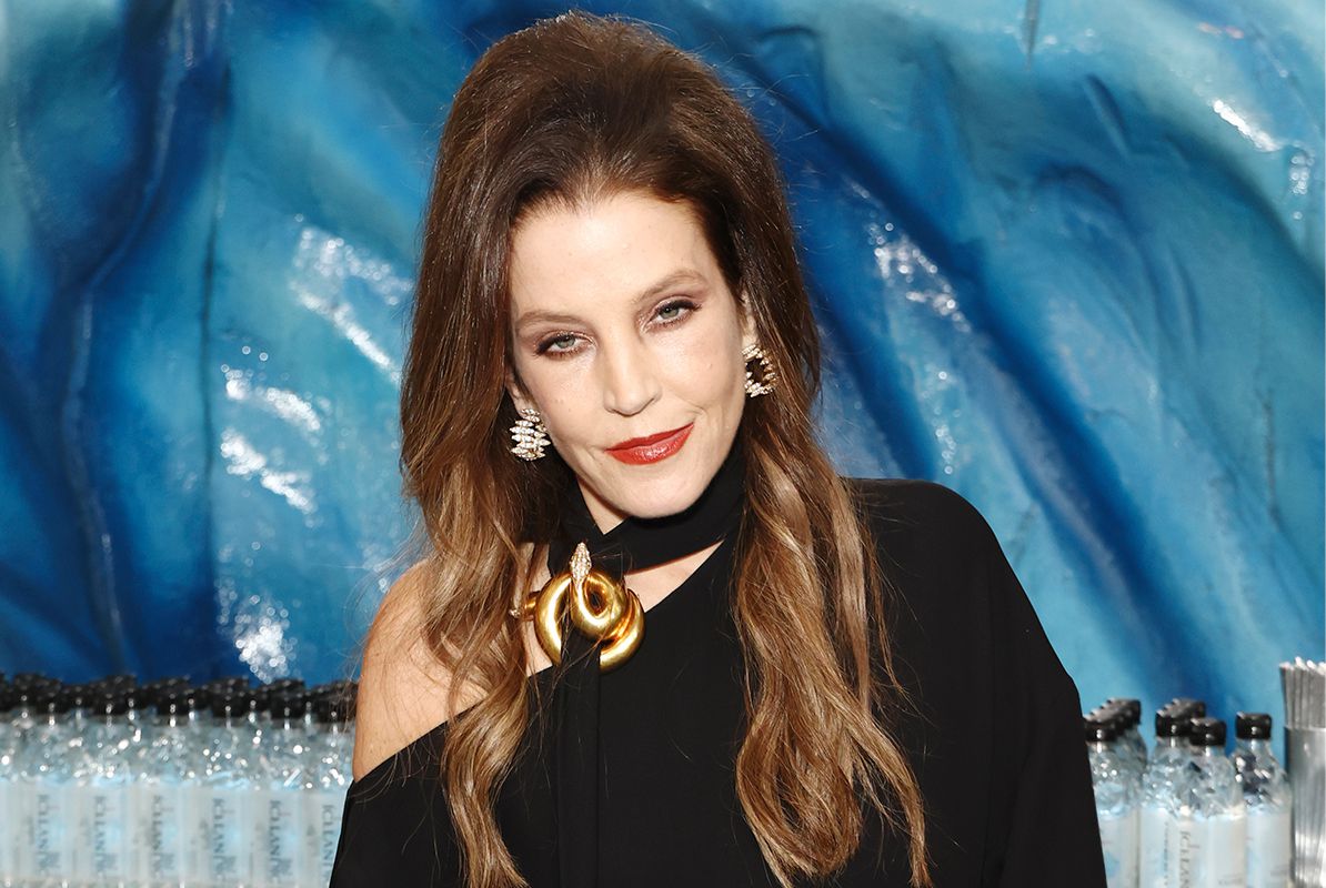 The late Lisa Marie Presley daughter of the late Elvis and her mother Priscilla